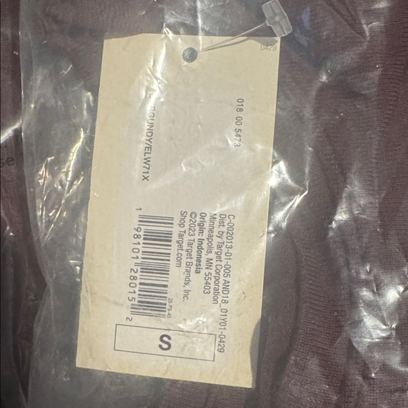 a new day Women's Long Sleeve Top - Dark Burgundy - Picture 3 of 3